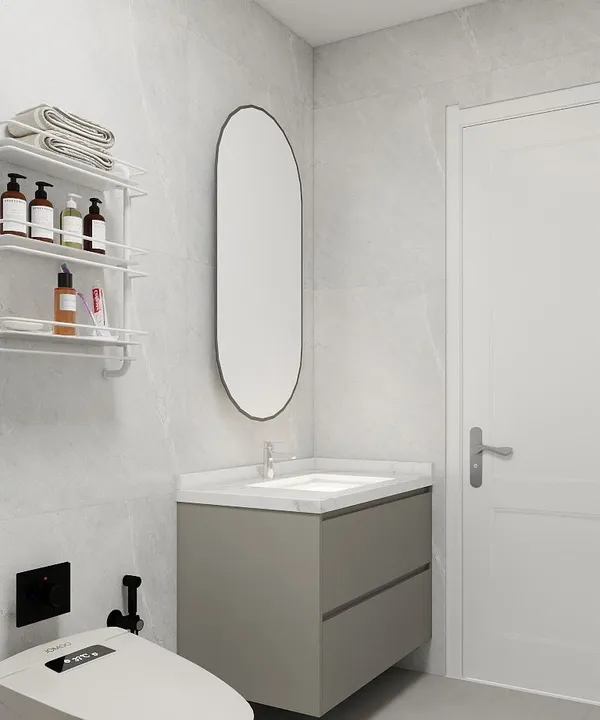 Bathroom vanity luxury marble Whitby home