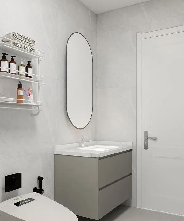 Bathroom vanity luxury marble Whitby home