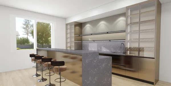 Basement bar entertainment area Whitby luxury