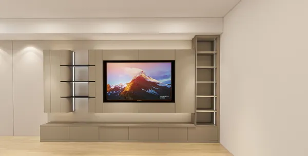 Entertainment room bar custom millwork Whitby