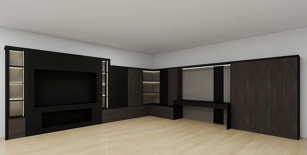 Finished basement custom bar entertainment area