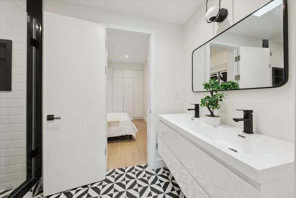 Laundry room cabinetry white contemporary design