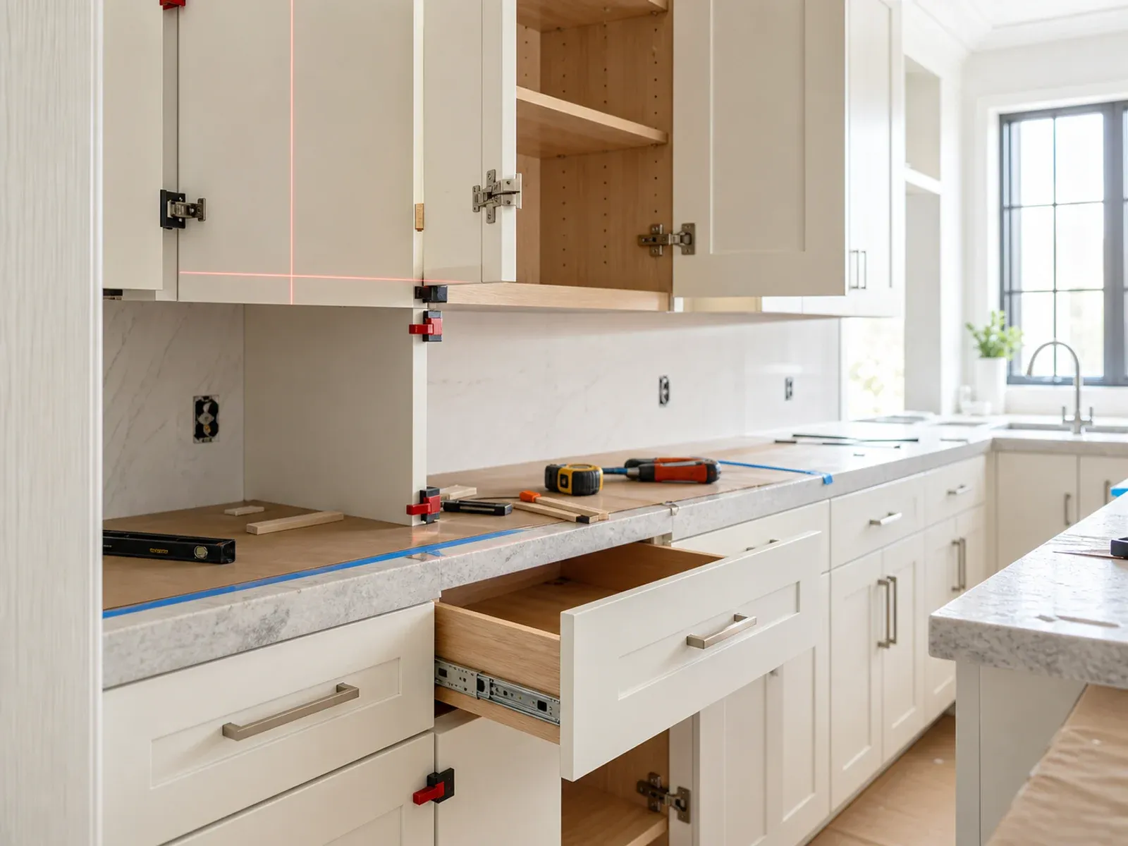 Professional Kitchen Cabinet Installation