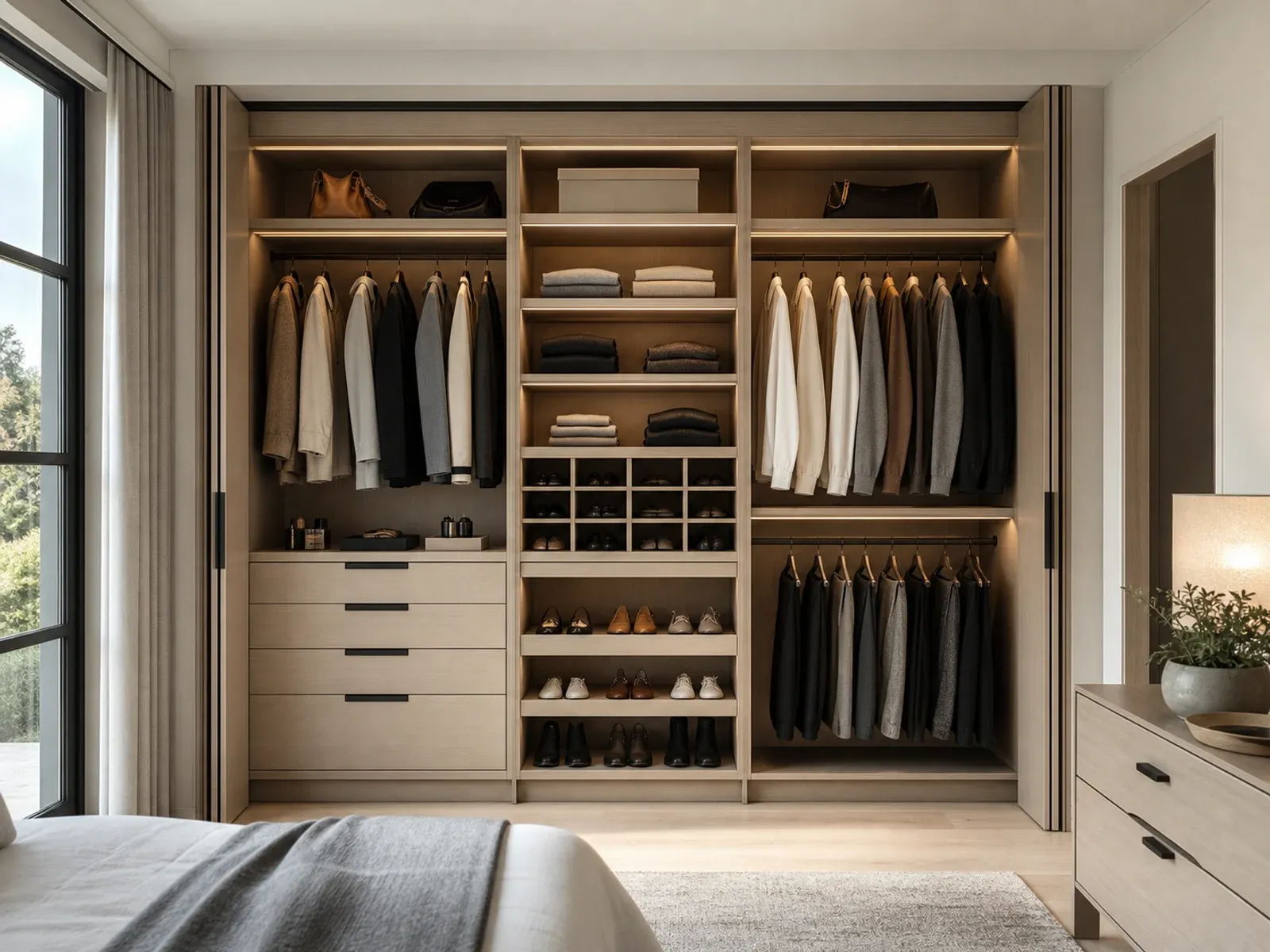Smart Reach-In Closet Organization Systems
